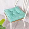 Cojín de asiento cuadrado de color sólido, lino de algodón transpirable, acolchado de alta elasticidad, súper suave, silla de oficina en casa, sofá tatami, alfombrilla para sentarse en el suelo