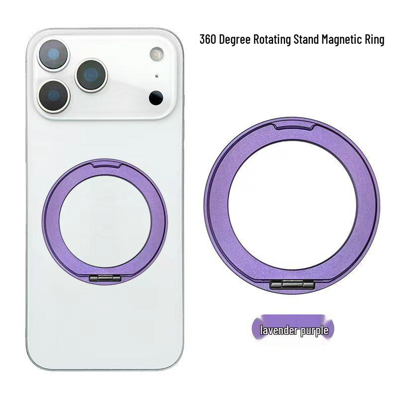 360° Rotating Magnetic Phone Holder & Ring Stand