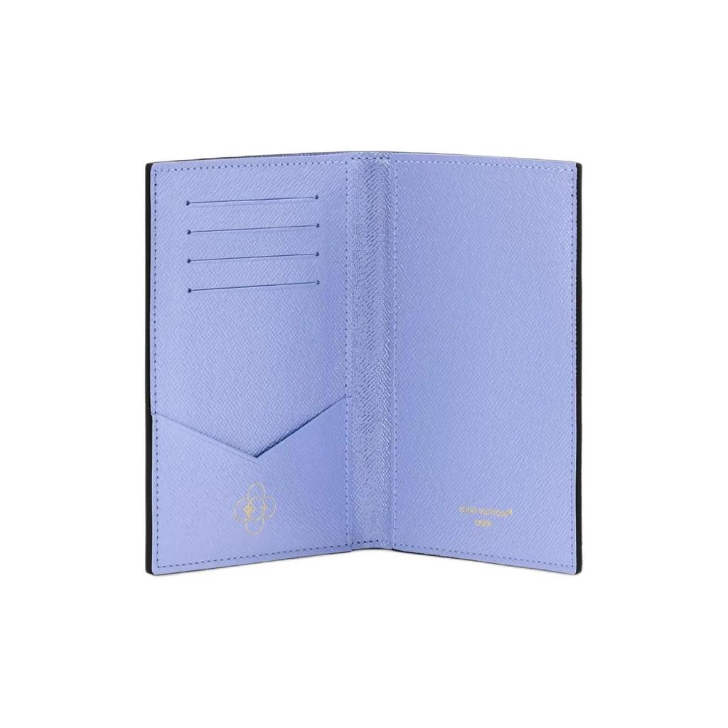 LOUIS VUITTON Brand Mascot Print Exterior Coated Canvas Passport Case Women's Brown