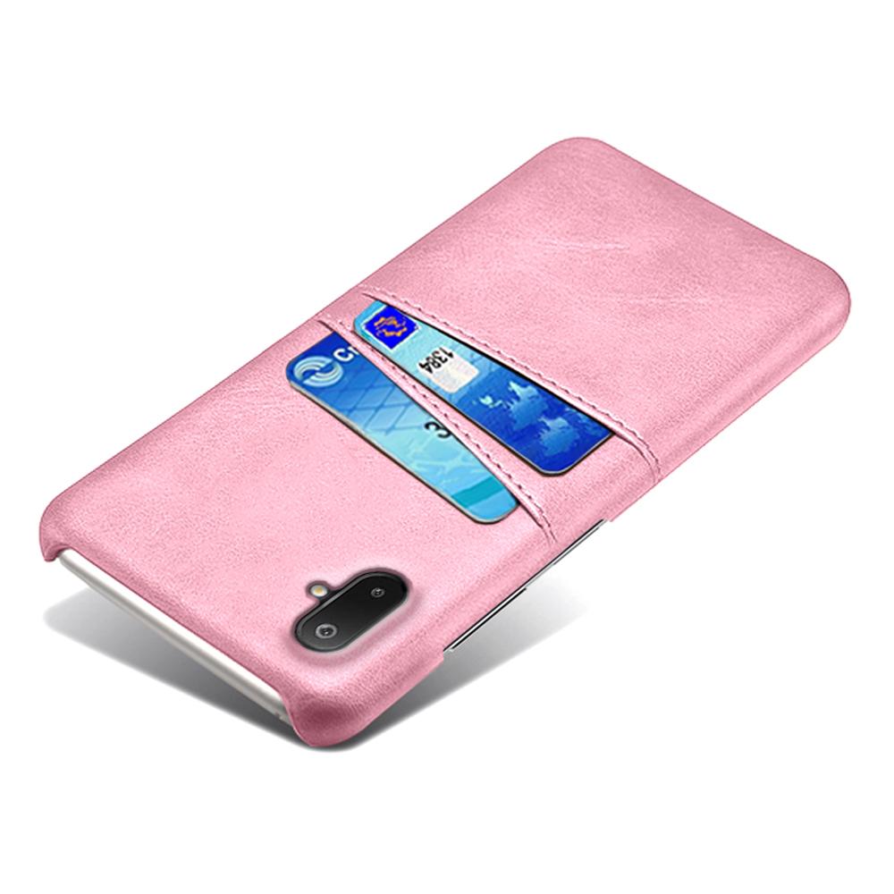 For Samsung Galaxy A06 5G/M06 5G Case Dual Card Slots PU Leather + Hard PC Phone Cover