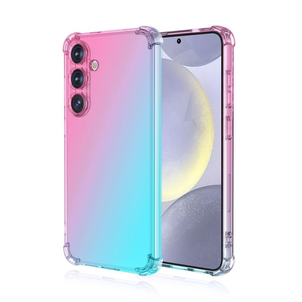 Samsung S25FE Mobile Phone Case GalaxyS24ultra Four Corner S24FE Anti-fall Case S22 Gradient Suitable