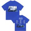 Camiseta con Estampado Aitana Cuarto Azul World Tour 2026 para Unisex y Mujeres Hiphop Retro Verano Invierno Estampado Camiseta de Algodón Puro