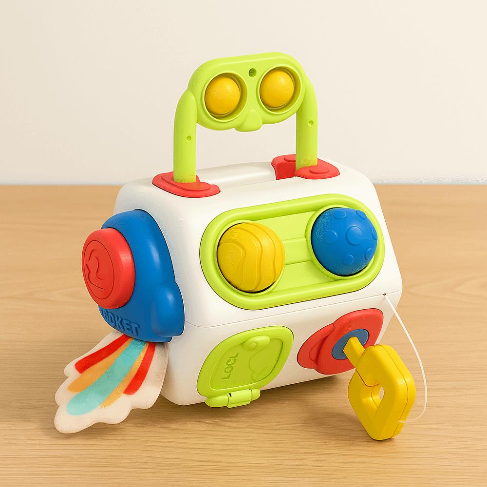 Polyhedral Montessori Sensory Toys Parent-child Interactive Baby Busy Cube  Birthday Party Decor