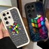 Phone Case for Samsung Galaxy S26 S25 Ultra S24 FE Rubik Cube Formula Spoofs Math Shell S23 Plus S22 + S21 S20 5G Soft Silicone