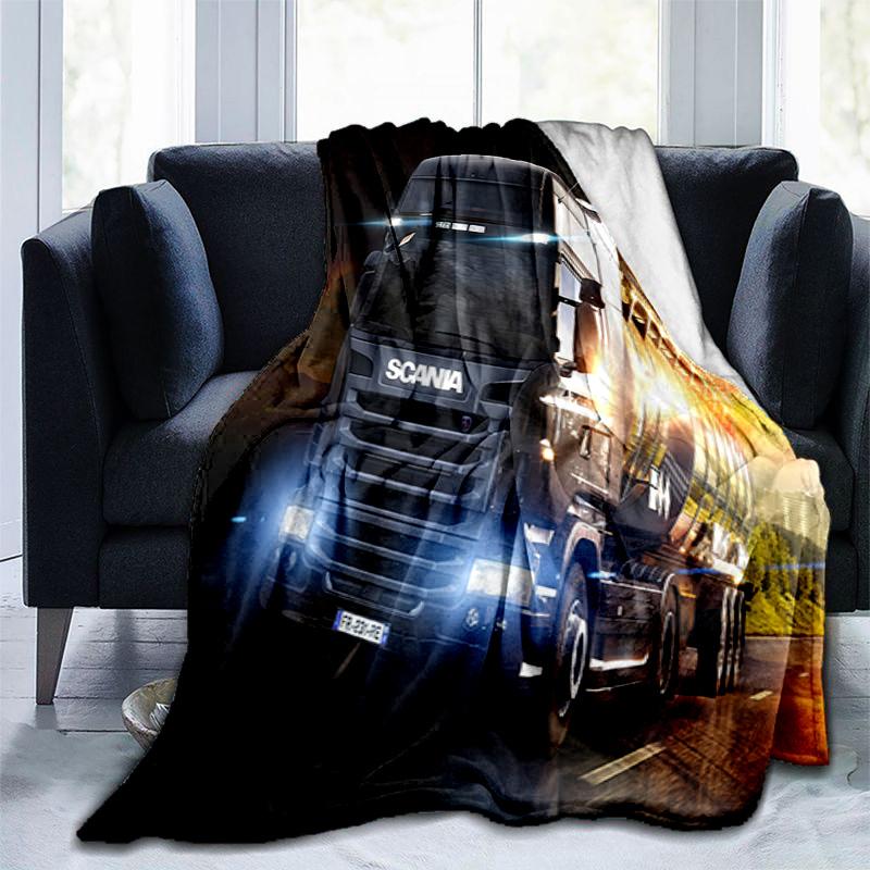 Scania Vabis Blanket Blanket Home Decor Office Rest Blanket Bedroom Nap Blanket