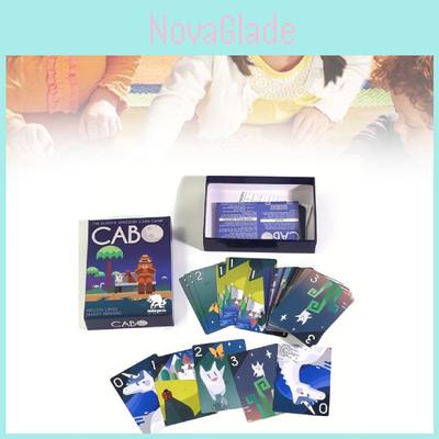 Cabo Jogo de Cartas Versão em Inglês Jogo de Tabuleiro Envolvente de Gestão de Memória Para 2-4 Jogadores