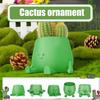 Cute Little Potted Cactus Desktop Ornaments, Fun Playing Fitness Meditation Smile Reading Little Potted Cactus