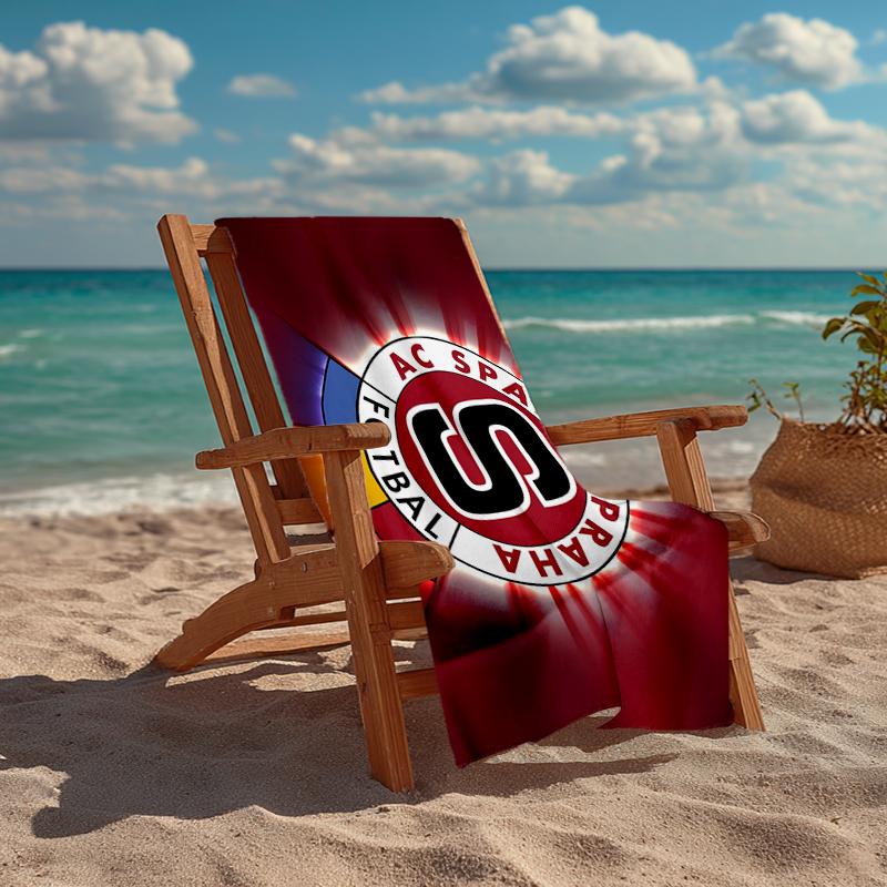 AC Sparta Praha Fashion Beach Towel: Ideal for Summer Adventures, Soft, absorbent and quick drying, suitable for swimming and bathing