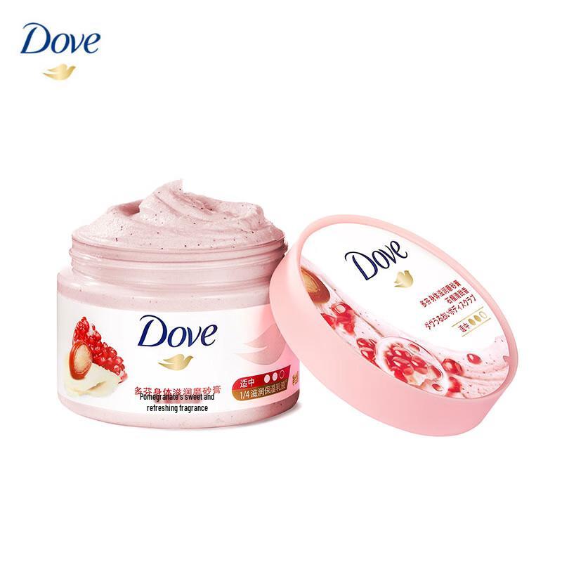Отшелушивающий скраб для тела Dove с гранатом 280g