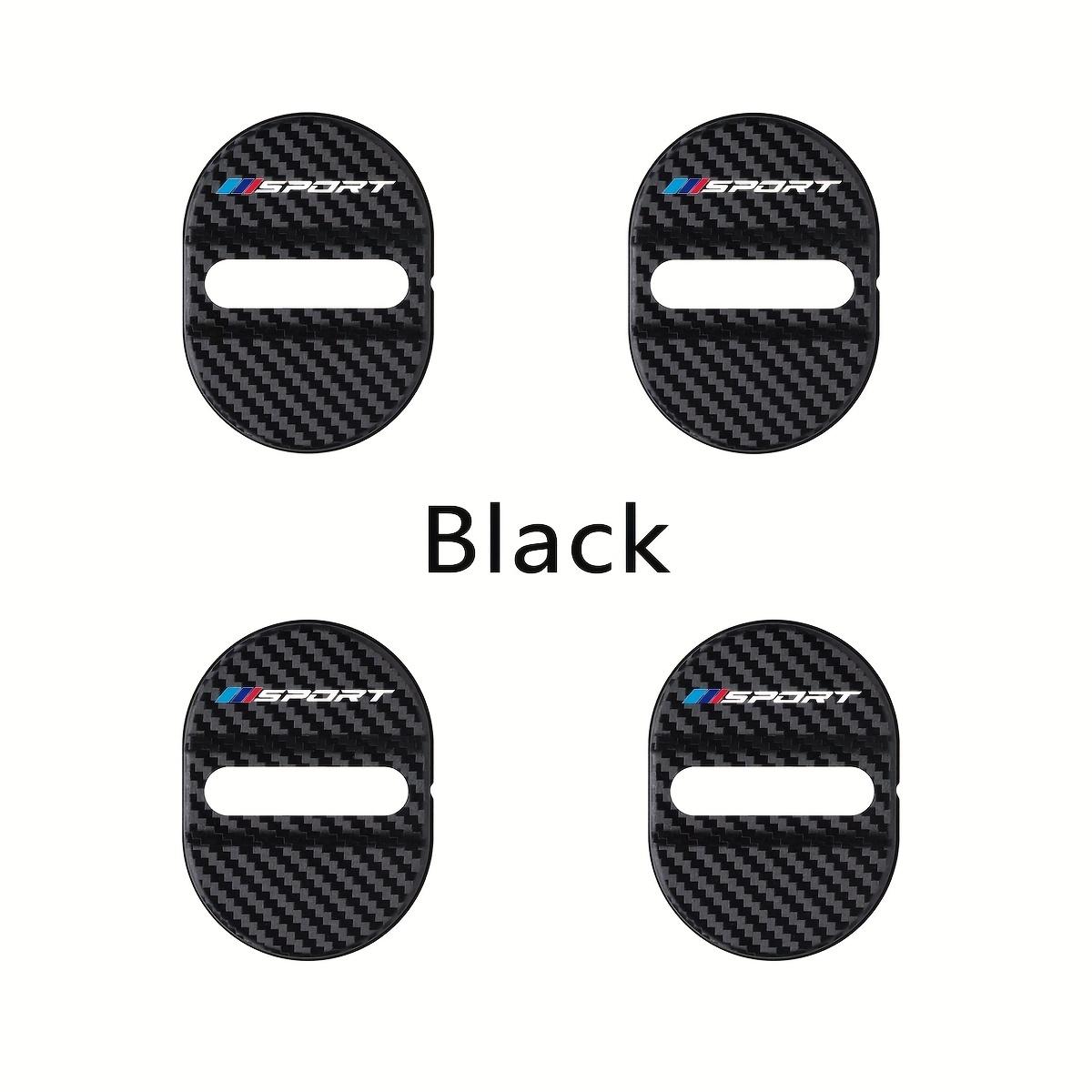 

4PCS Universal Car Door Closing Shockproof Plastic Cushion Mute Shock Absorber Protective Covers Car Door Latch Accessories чорний