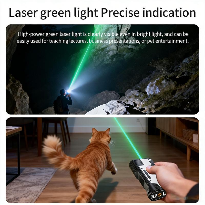 30000LM Most Powerful LED Laser Flashlight USB Type-C Rechargeable Torch Light Flashlight Outdoor Waterproof Long Shot Hand Lamp For Camping