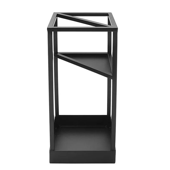 Porte-parapluies - Divit RE64 - Acier noir - 22×22×52 cm - Résistant à l'humidité