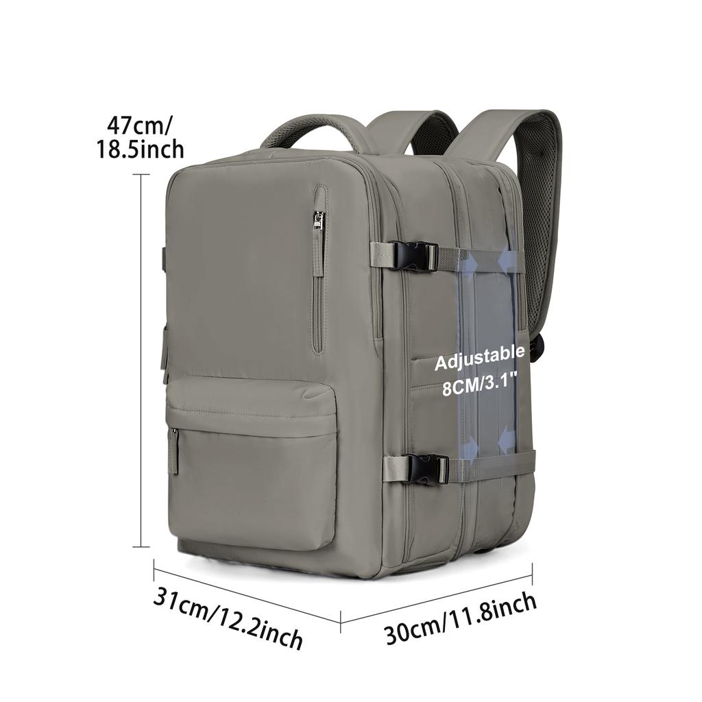 Expansion Travel Backpack for Women Men Airline Cabin Backpack Laptop Backpack, Backpack Carry On Luggage Weekend Bag for Women
