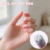 Nail Pattern Pen Set, Including Flower Pattern  Pen,  And Dotting Tools In Various Patterns, Nail DIY Kit.