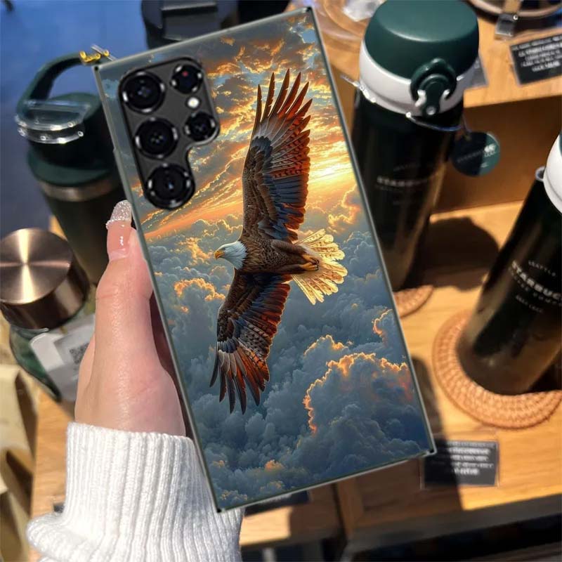

Soaring Eagle Hunting Cases Phone Case for Samsung Galaxy S26 Ultra S25 Edge S24 S23 FE S21 Plus S20 S22 S10 Cover TPU Capa Shel Samsung S25