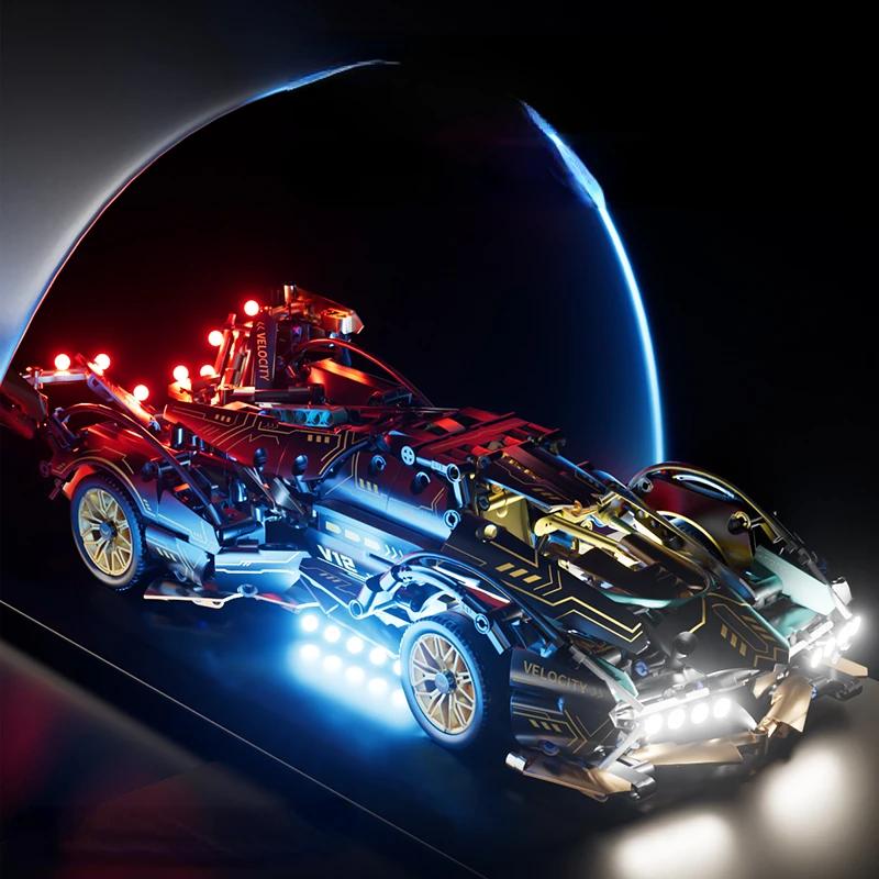 Tecnico da corsa Sport Car Model Building Blocks City Velocità meccanica Veicolo Supercar Mattoni Puzzle Giocattoli Kid Regalo per adulti
