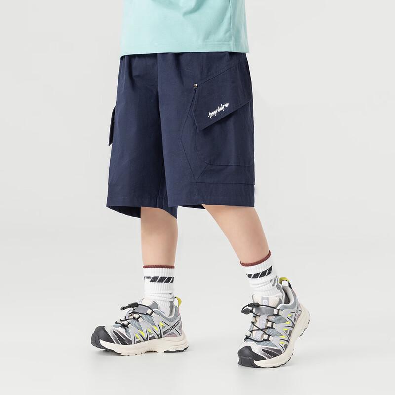 Boy s Summer Casual Wide-Leg Cargo Shorts 150