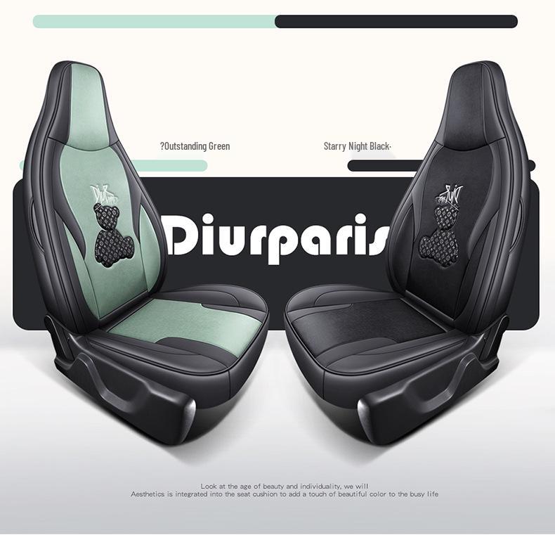 Leapmotor T03 Universal Cartoon Car Seat Cover - Full Coverage, All-Season Tech Fabric.