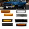 Front LED Side Marker Lights For 1981-1991 GMC R3500 Chevy C10 C20 C30 Pickup