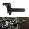 7/8" 22mm Aluminum Throttle Grip Twist Quick Action Gas Throttle Settle With Cable For Motorcycle Dirt Pit Bike 50cc 110cc 125cc