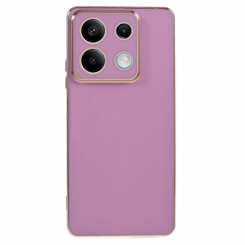 For Xiaomi Redmi Note 13 5G/Note 13R Pro 5G Case 6D Electroplating TPU Phone Cover Camera Lens Protection
