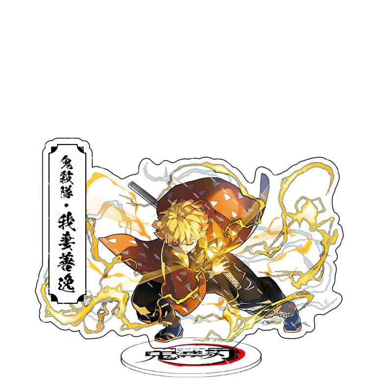 Double Sided New Demon Slayer Acrylic Stand Figures Tanjiro Nezuko Shinobu Giyu Anime Merchandise Collectible Display Decor
