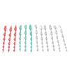 12pcs Bird Repellent Rods Hanging Bird Reflective Scare Spiral Rods To Keep Birds Away From Garden House Patio
