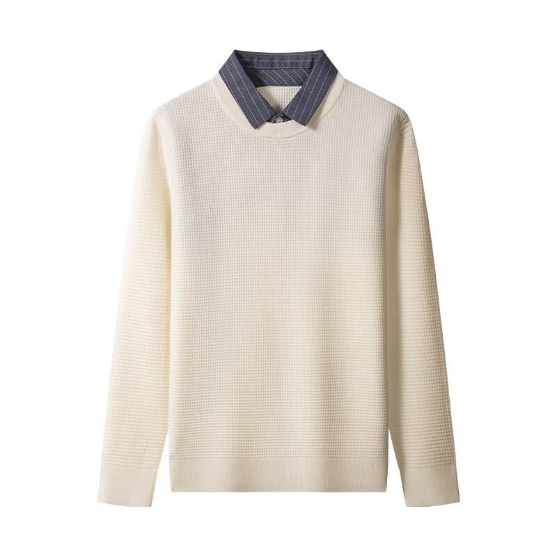 

Shanshan Men s Shirt Collar Pullover Knit Sweater XL 180/96A