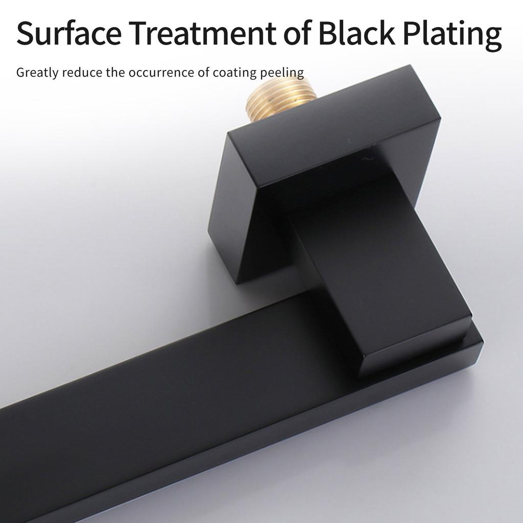 Practical 180 Degrees Rotating Bathtubs Faucet Wall Mounted Sturdy Stainless Steel Shower Spouts Systems Daily Use