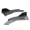 2PCS Rear Bumper Lip Splitter Universal Car Side Fender Fins Body Lip Spoiler Chin Side Skirt Protector Covers Carbon