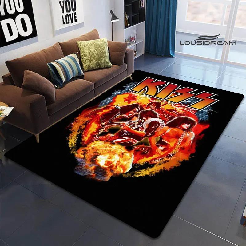 Kussband-Druckteppich, Kinderspielzimmerteppich, Wohnzimmer, Schlafzimmer, rutschfester Teppich, Fotografie-Requisiten, Geburtstagsgeschenk