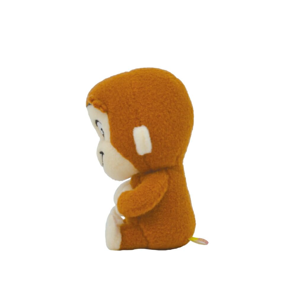 Curious George TOY STYLE Wool-Like Plush Toy, 18cm Mini Size, Office Decor, 11874