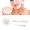 3pcs DIY Mask Tool Set Silicone Mask Bowl Mask Brush Spatula Set DIY Mask Mixing Tool Sets