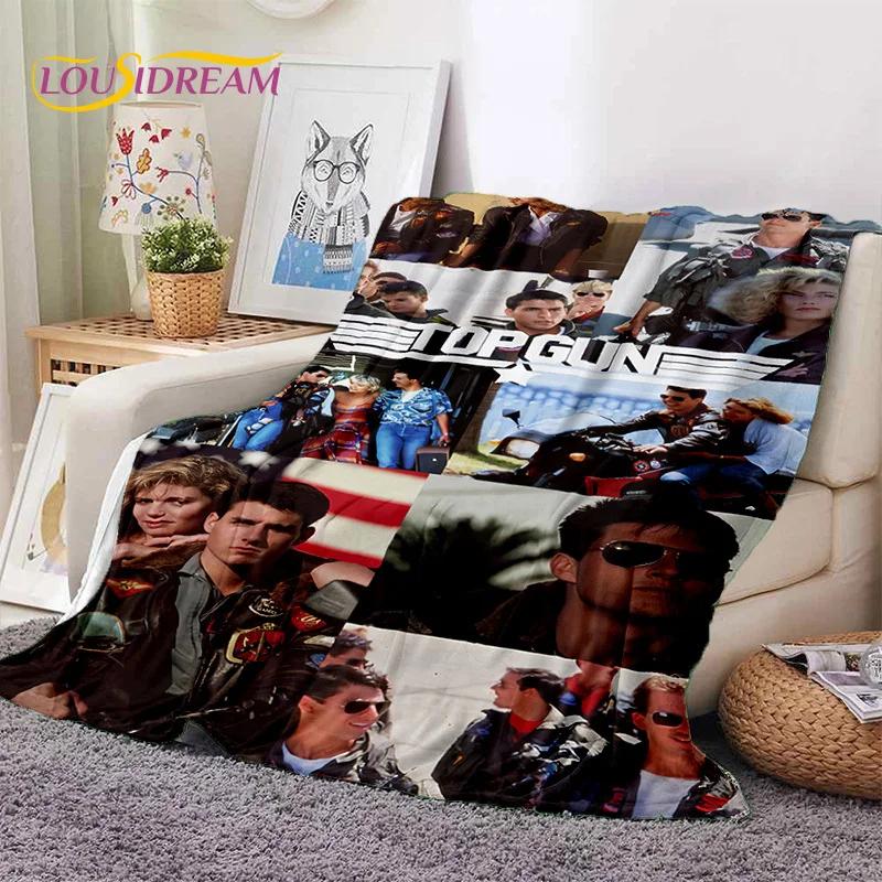 Top Gun Sign Tom Cruise Fighter Soft Flannel Blankets,Throw Blanket Comfortable Blanket for Picnic Beds Sofa Home Bedroom Gifts