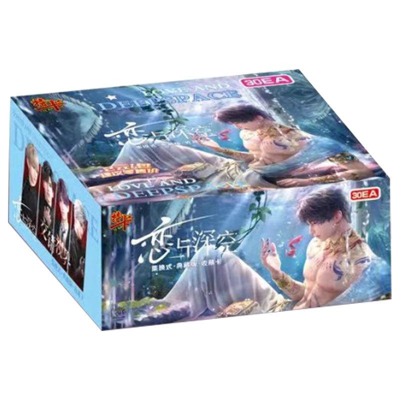 Love and Deespace Set Exchange Style Fan God Card Rare Anime Game Collection Card Movie and Television Card Christmas Gift Toys