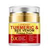Tumeric & Bee Venom Firming Cream, Skin Tightening Cream - Turmeric-Infused Dark Spot Remover - Anti-Aging Day Moisturiser for Sensitive Skin