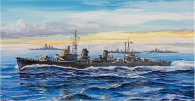 Scale Japanese Navy Destroyer Hamakaze Plastic Model SPW85 Pit-Road 1/700 Kagero-Class (Ship)