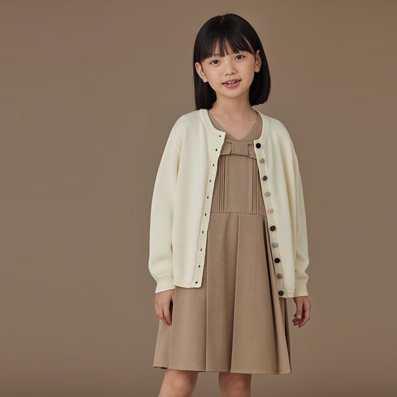 Hacikis Girls' Spring/Autumn Cotton Knit Cardigan