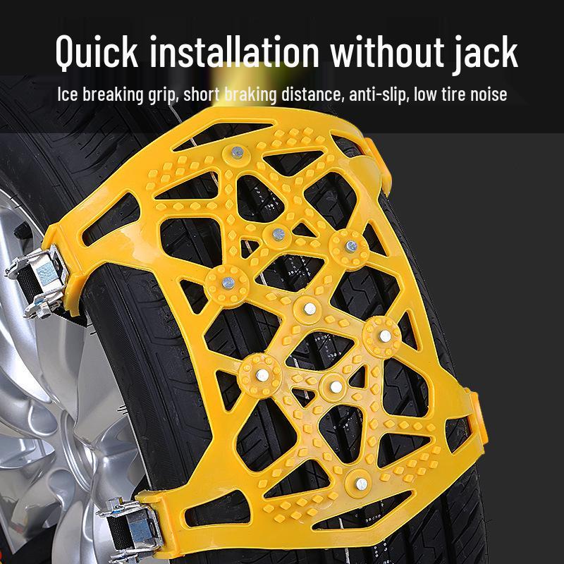 Winter Essential Car Tire Anti-Skid Chains for Mud and Snow Extrication
