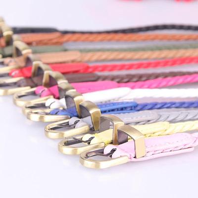 Women's Braided Pin Buckle Belt - Versatile, Thin, Decorative Rope Style