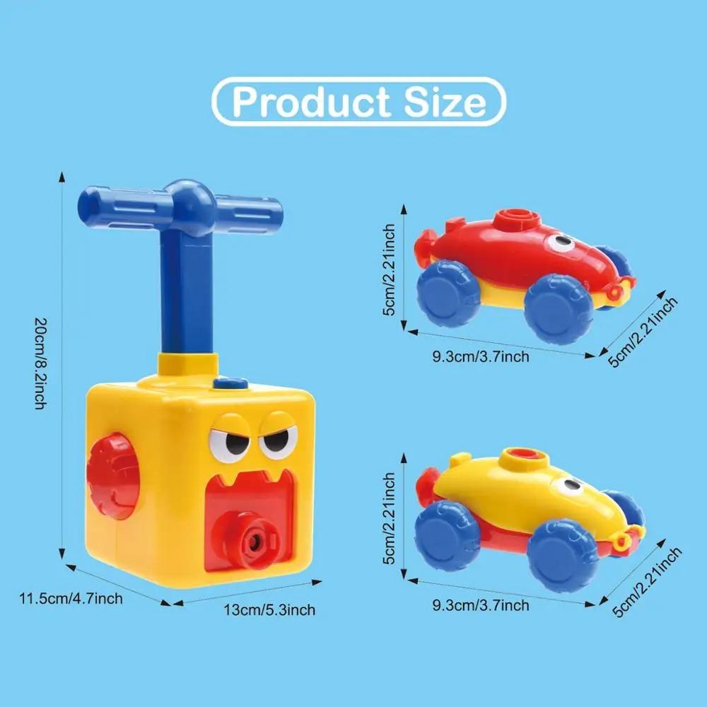 NEW Rocket Balloon Launch Tower Toy Inertia Air Power Balloon Car Science Experimen Puzzle Funny Educational Toys For Children