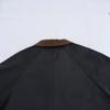 2024 Winter Women's European & American Style Corduroy Collar Waxed Leather Jacket
