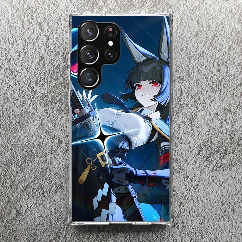 Hoshimi Miyabi Zenless Zone Zero ZZZ Print Soft Case for Samsung Galaxy S25 S24 S23 S22 Ultra S21 Plus S20 FE Phone Shell S10 +