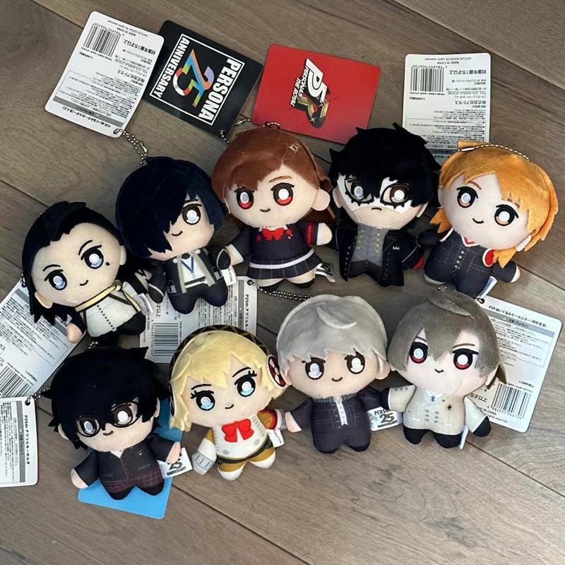 10CM Anime Yuuki Makoto Aegis Shiomi Kotone Gorou Akechi Joker Shiomi Kotone Cosplay Anime Plushie Pendant Kids Christmas Gifts