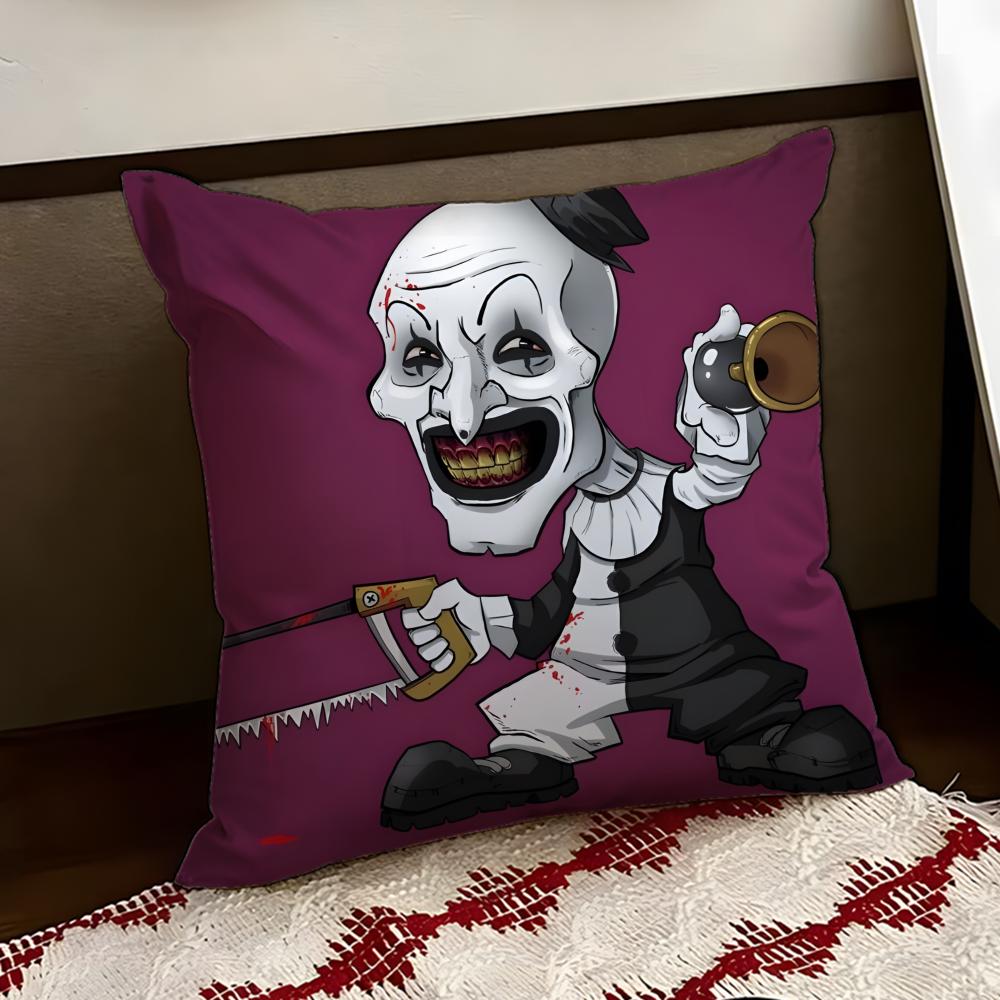 Movie TTerrifierR Cushion Cover Reversible Soft Durable Pillow Cover Home Car MultiScene Use for Daily Comfort