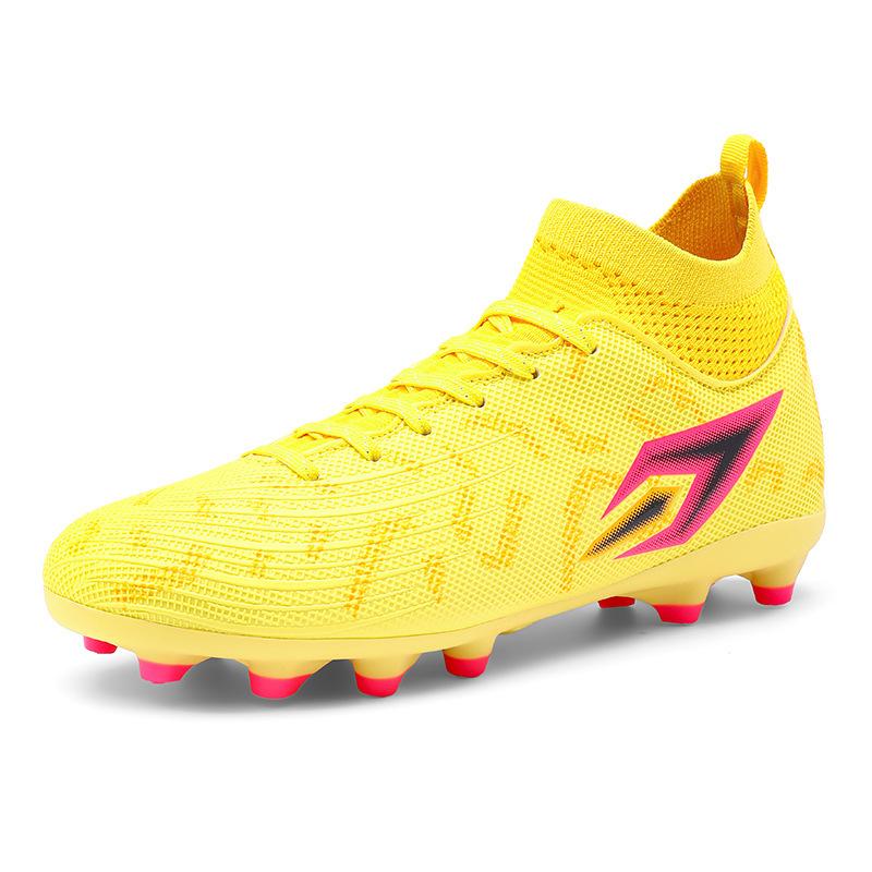 Spirit Fire Sword, Football Shoes TPU Spikes Artificial Turf Rubber Sole Leather Foot Student Children's Training Shoes