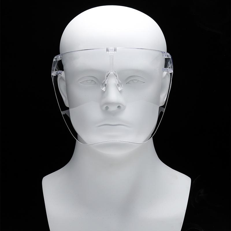High-Definition Spherical Face Shield Goggles - Full Coverage and Anti-Droplet Protection for Men