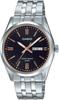 Enticer MTP-1335D-1A2 Black Men's Analog Business Quartz Watch (International Shipping Available)