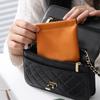 1PC Automatic Closure Multifunctional PU Mini Elastic Sheet Portable Waterproof Purse Jewelry Bag Earphone Charging Line Fashion