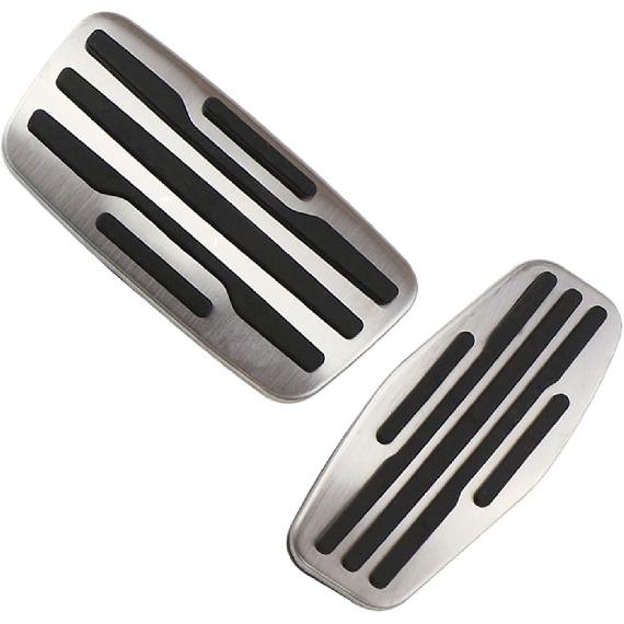 Car Pedals Compatible with Chevrolet Chevy Silverado 1500 2500 3500 2019-2024 Stainless Steel Accelerator Gas Brake Pedal Cover Accessories